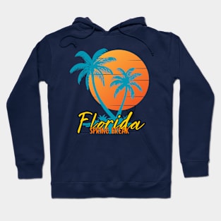 Florida, Spring Break. Colorful and Cool Summer Design Hoodie